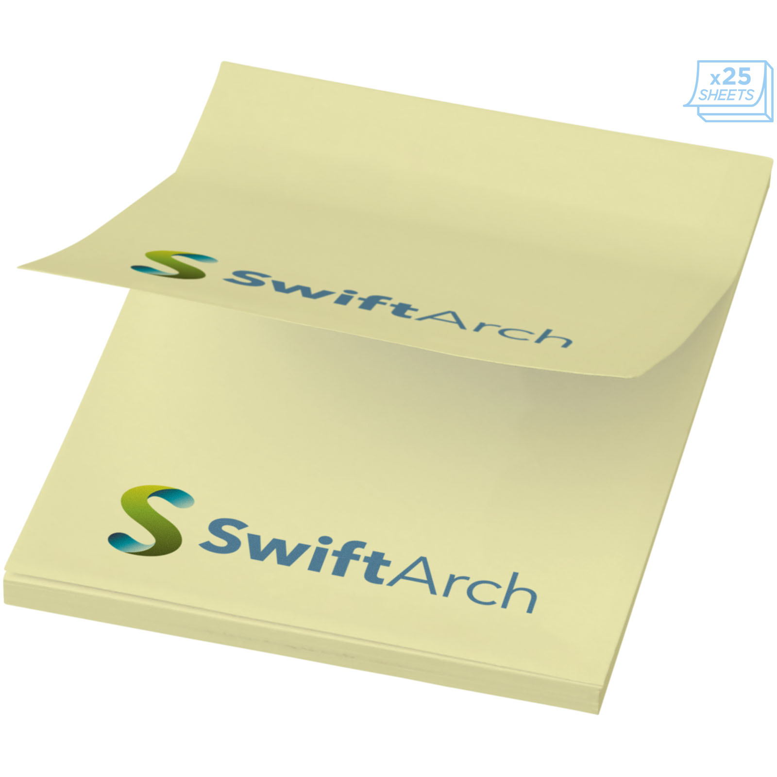 Sticky-Mate® Haftnotizen 50 x 75 mm hellgelb