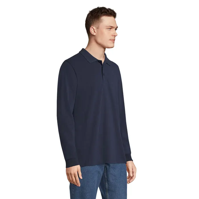 Unisex-Langarm-Poloshirt 200 Prime