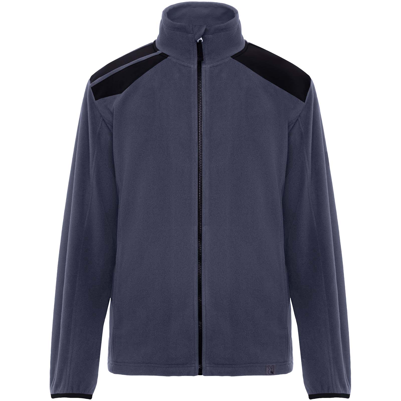 Terrano Mikrofleecejacke, unisex blei, schwarz
