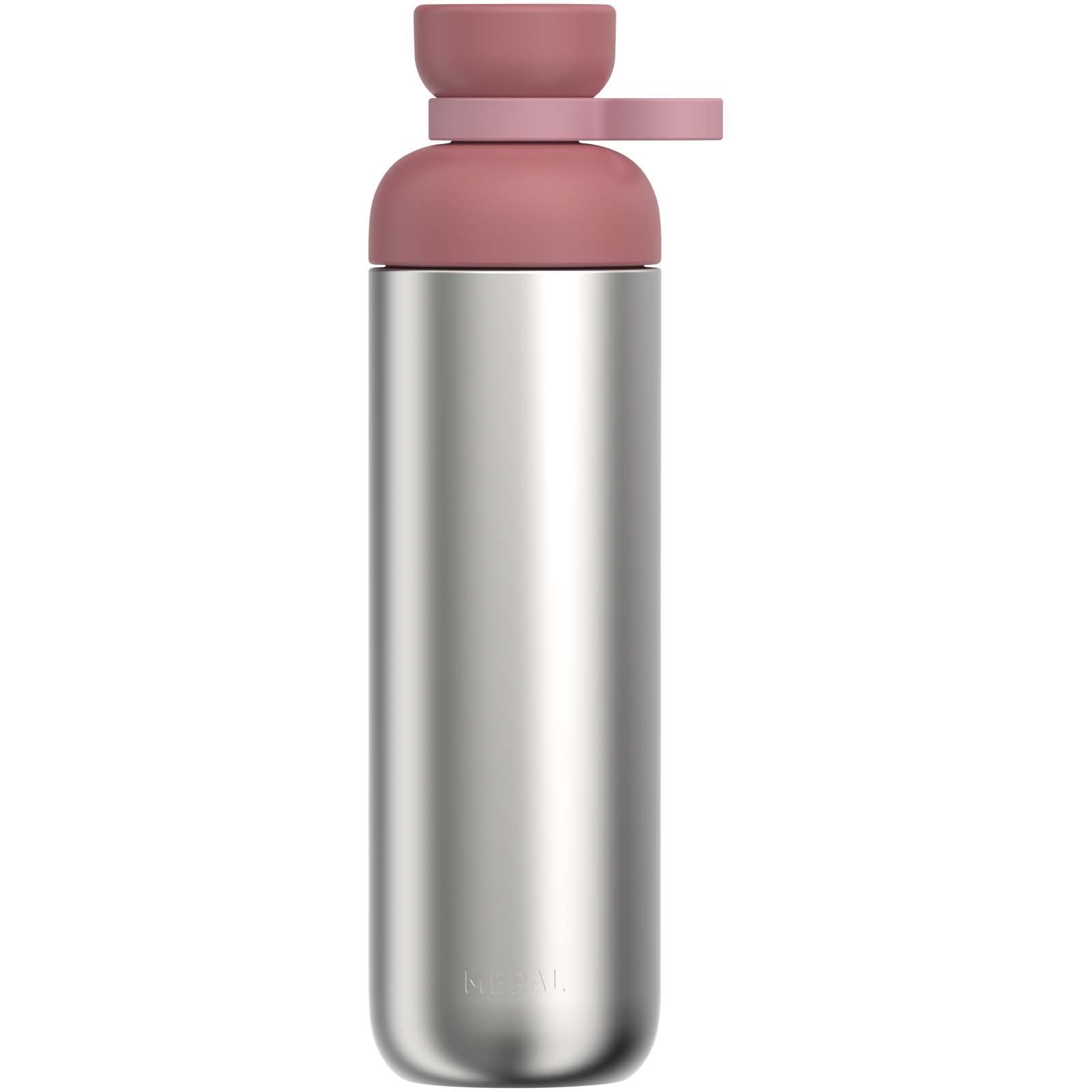 Mepal Vita 900 ml Trinkflasche aus recyceltem Edelstahl (Kohlensäure geeignet) rosa