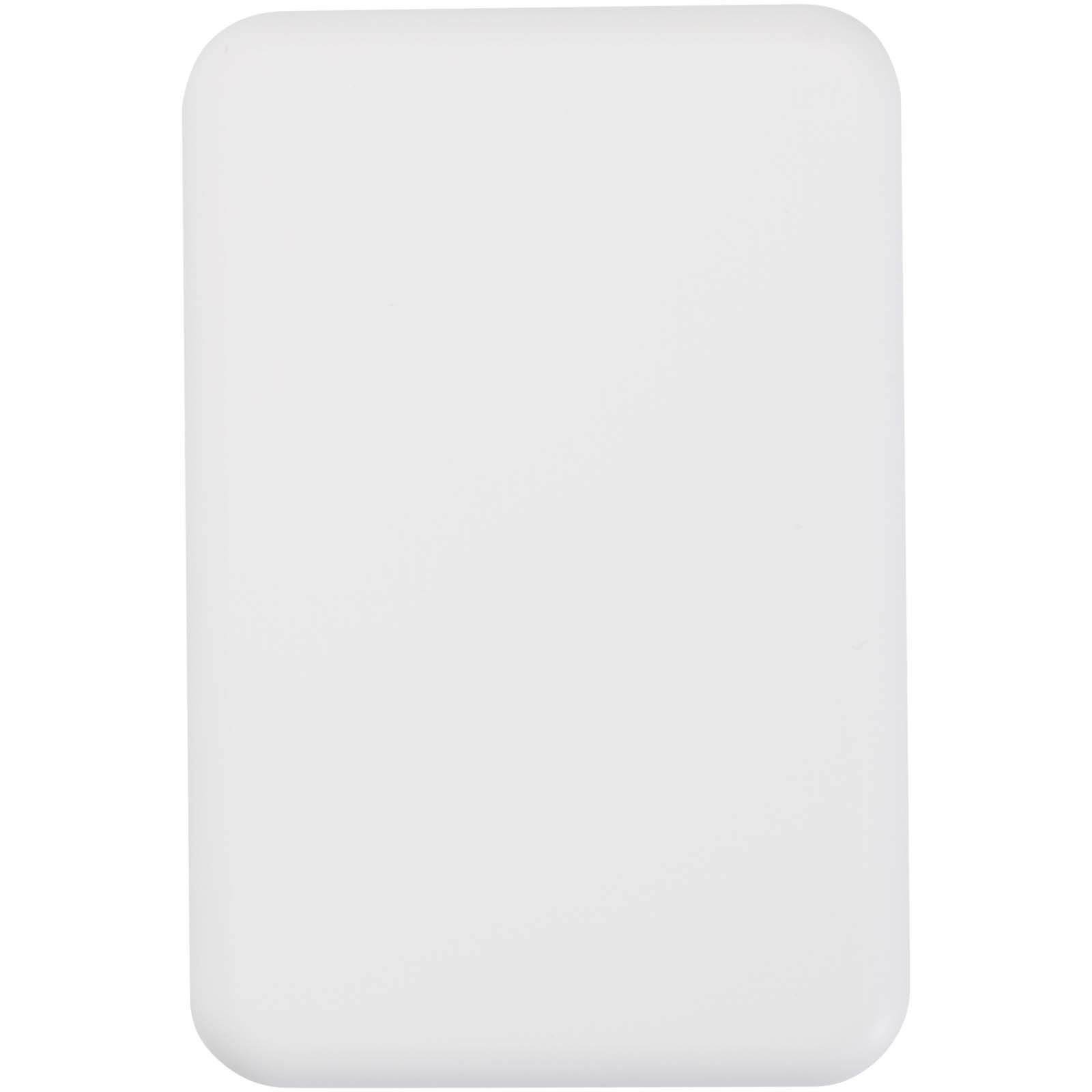 Acrab 15 W 5.000 mAh magnetische kabellose Powerbank mit 20 W PD aus recyceltem Kunststoff weiss