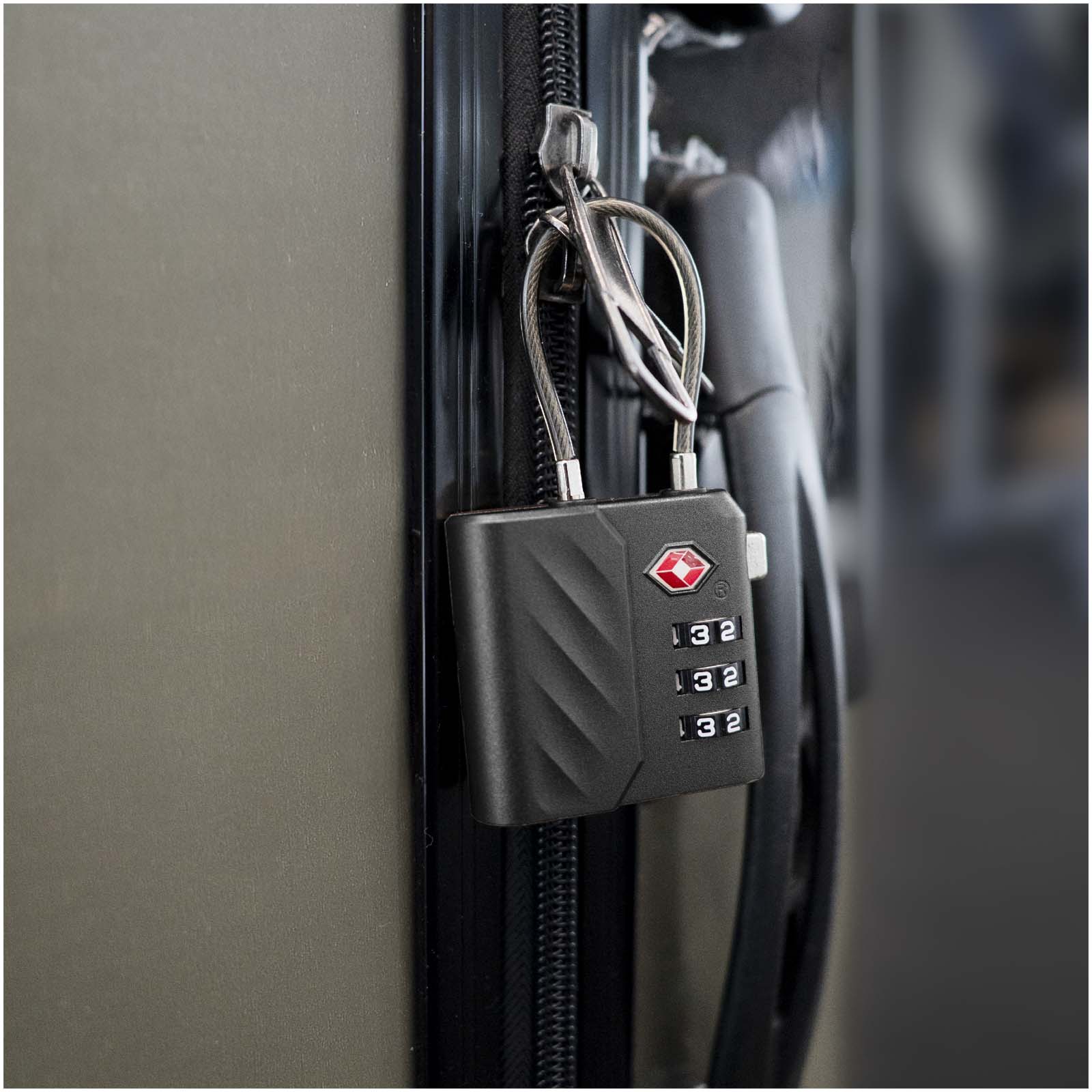Xtorm Lock Tag TSA Zahlenschloss mit Standort Tracker schwarz