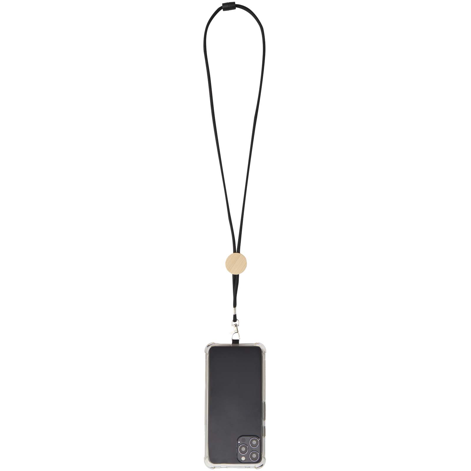 Adhab Smartphone Lanyard mit Bambusdetails schwarz