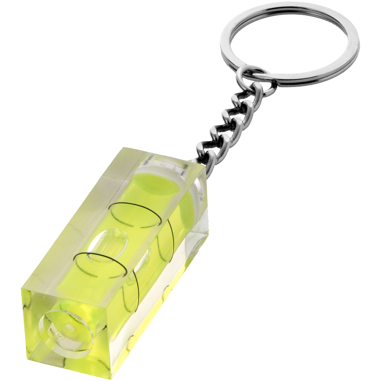 Leveler Schlüsselanhänger transparent