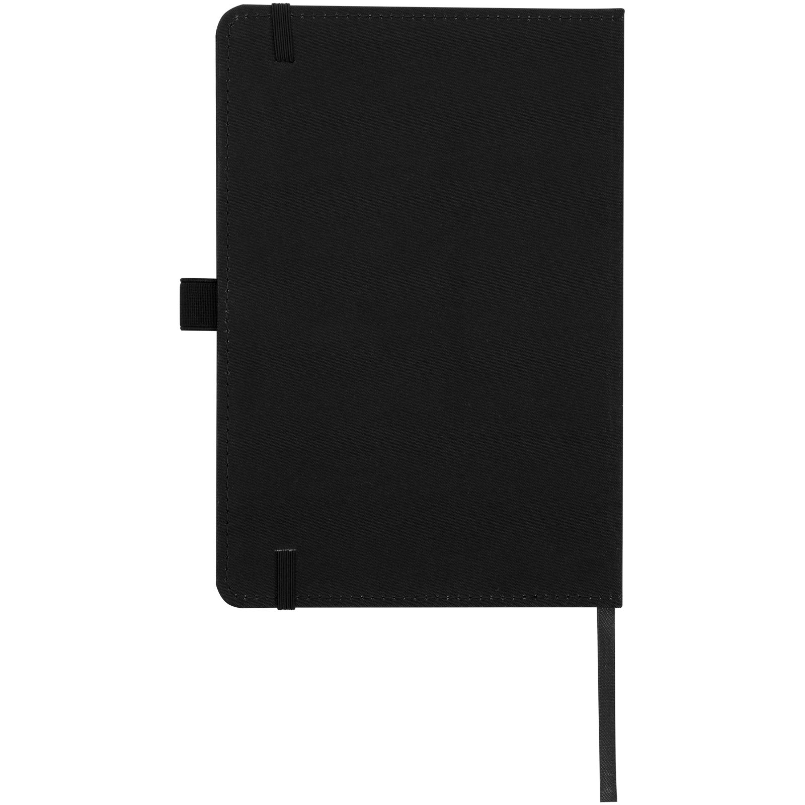 Thalaasa Hardcover Notizbuch aus Ozean Kunststoff schwarz