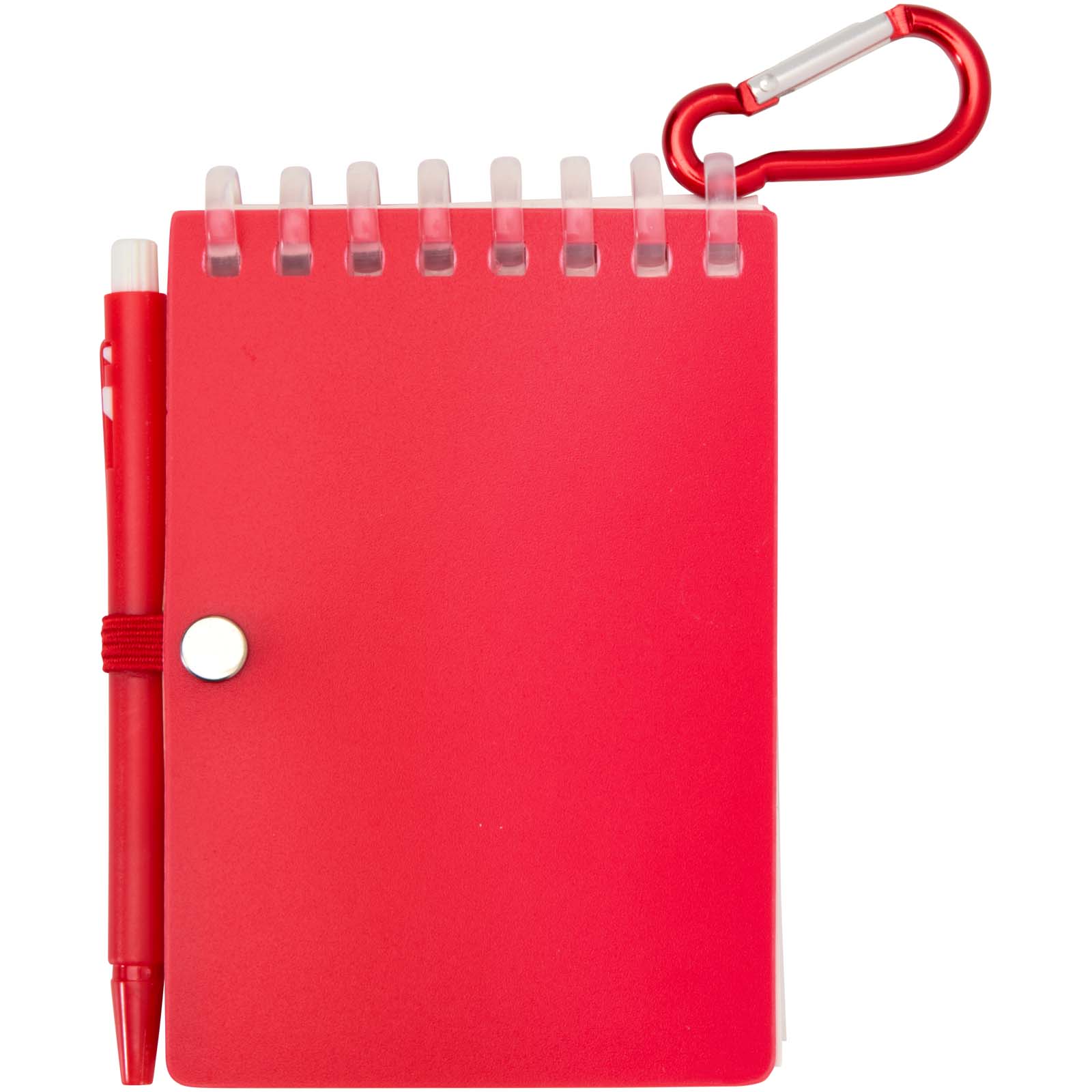 Lig Mini Recyceltes Outdoor-Softcover Notizbuch und Kugelschreiber Set (schwarze Mine) rot