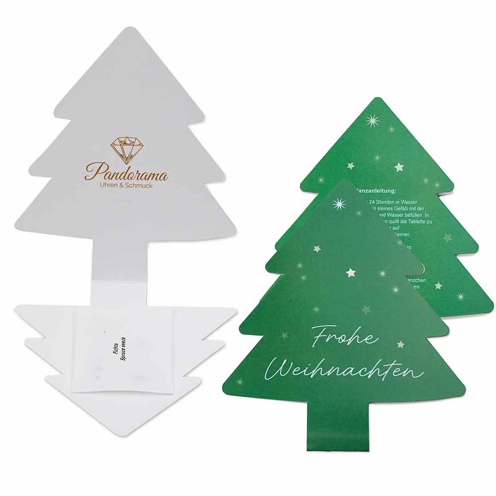 Klappkärtchen Tannenbaum