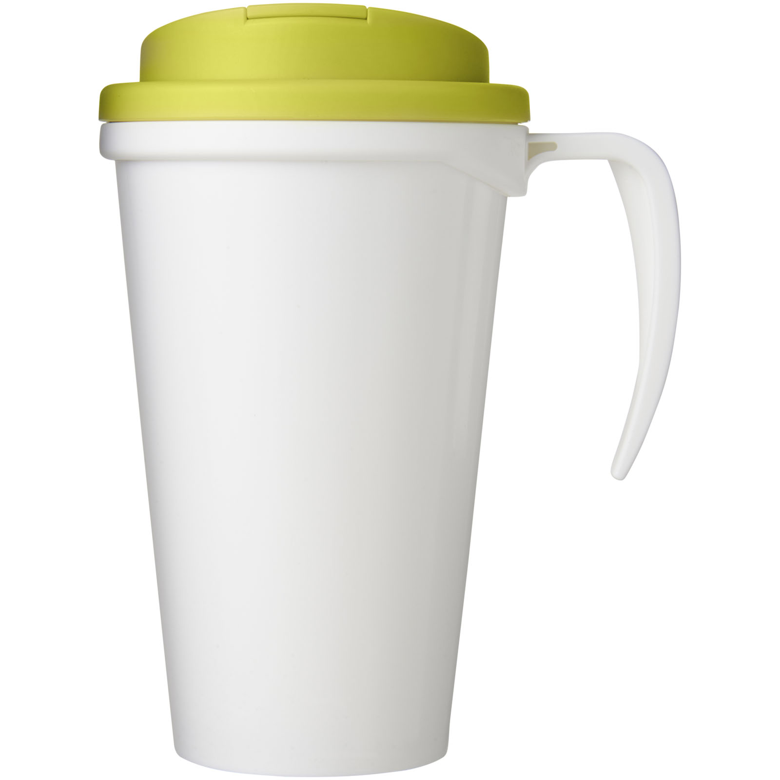 Brite-Ameriano® Grande 350 ml Isolierbecher mit auslaufsicherem Schraubverschluss weiss, limone