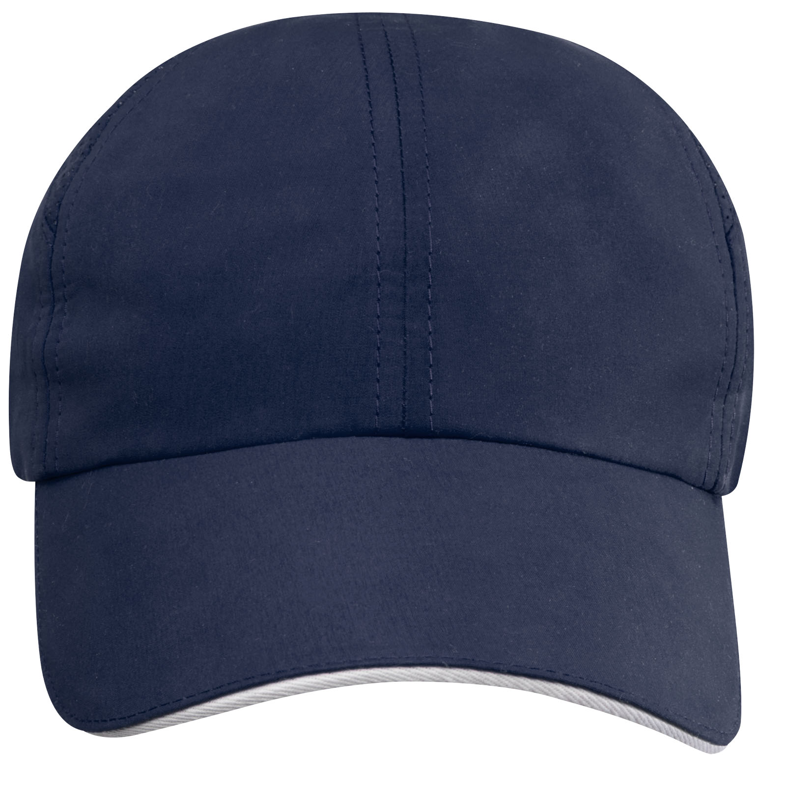 Morion 110 g/m² GRS recycelte Cool Fit Kappe mit sechs Segmenten navy