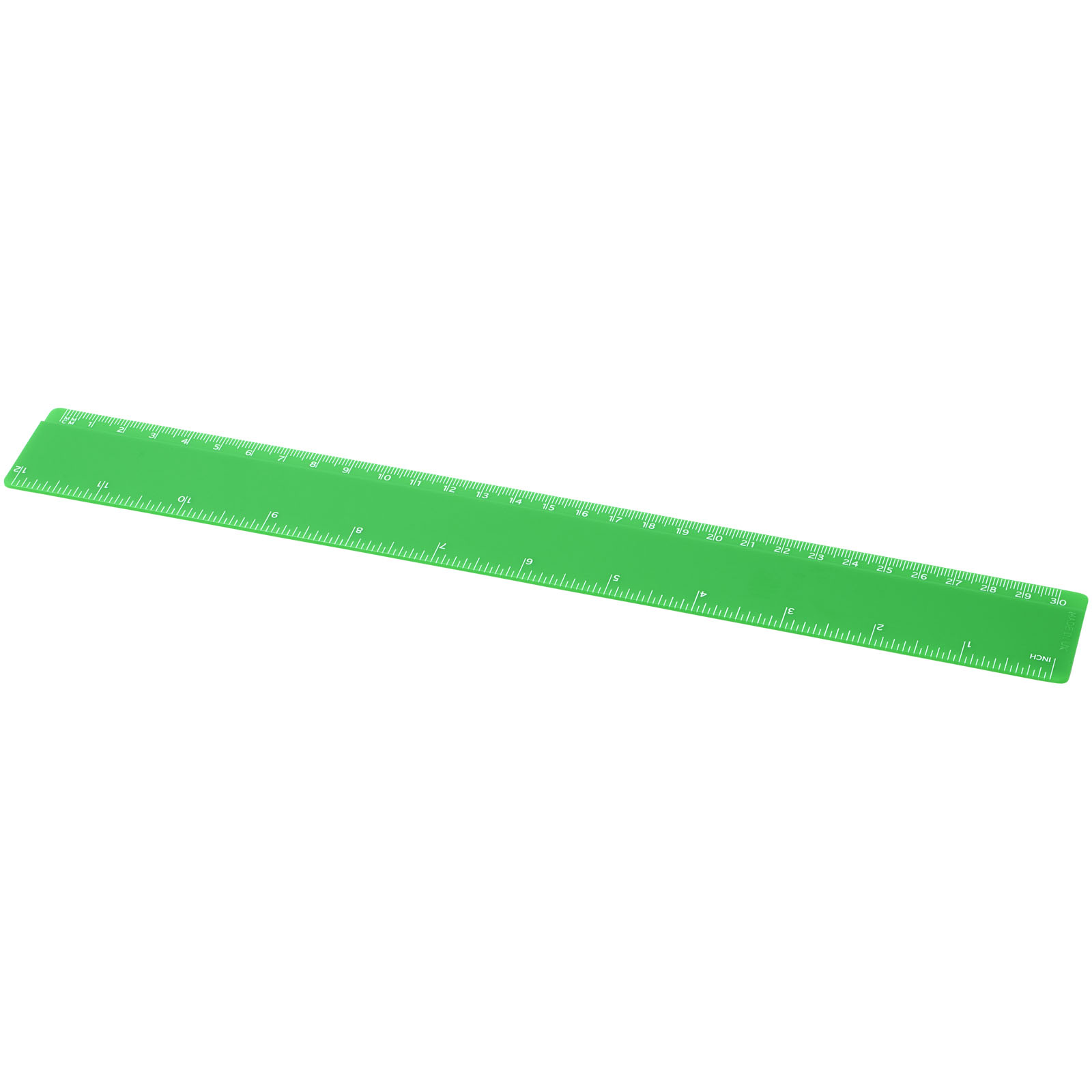 Renzo 30 cm Kunststofflineal grün