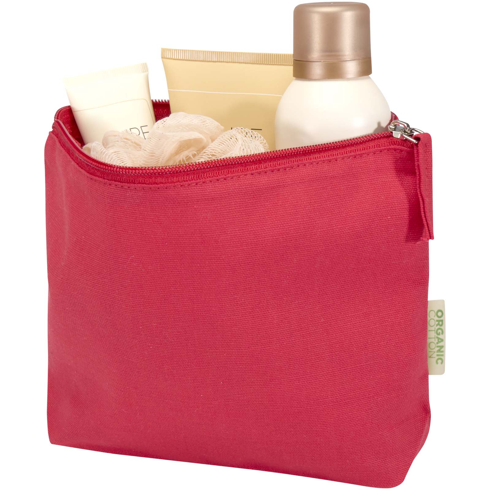 Odisha 180 g/m² OCS Bio-Kulturtasche 1L rot