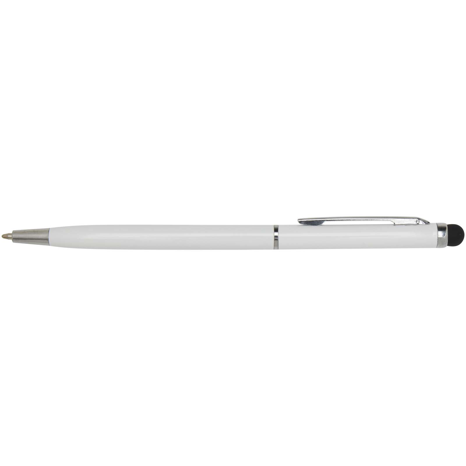 Ore Stylus Aluminium Kugelschreiber (blaue Mine) weiss