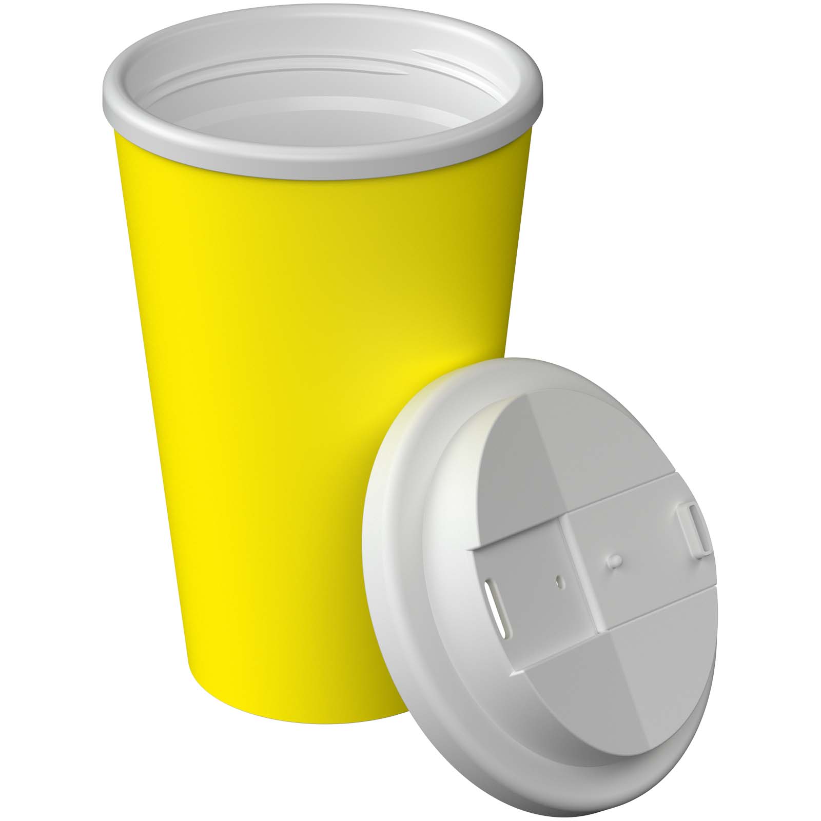 Americano® Infiniti 350 ml Isolierbecher mit auslaufsicherem Deckel gelb