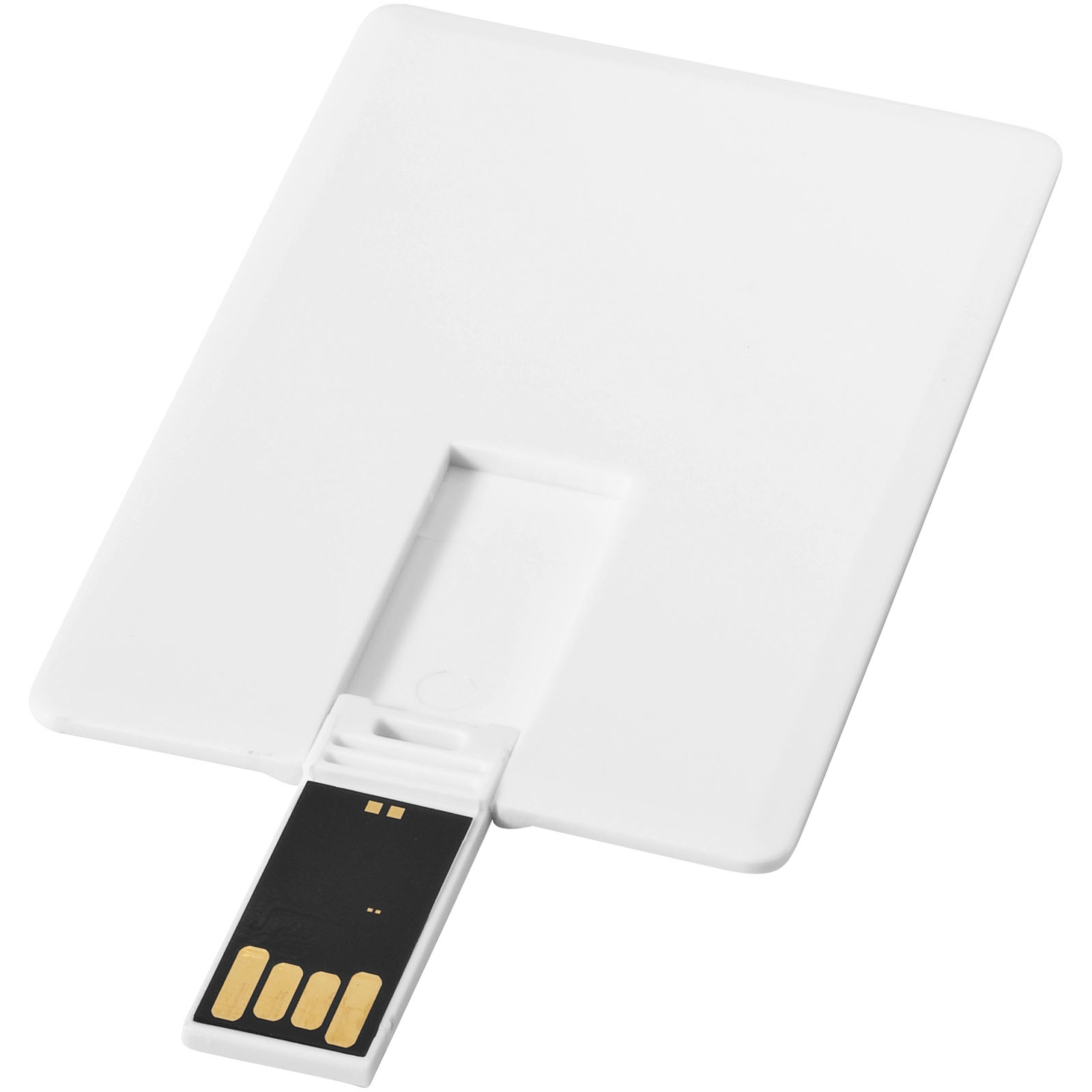 Slim 2 GB USB-Stick im Kreditkartenformat weiss