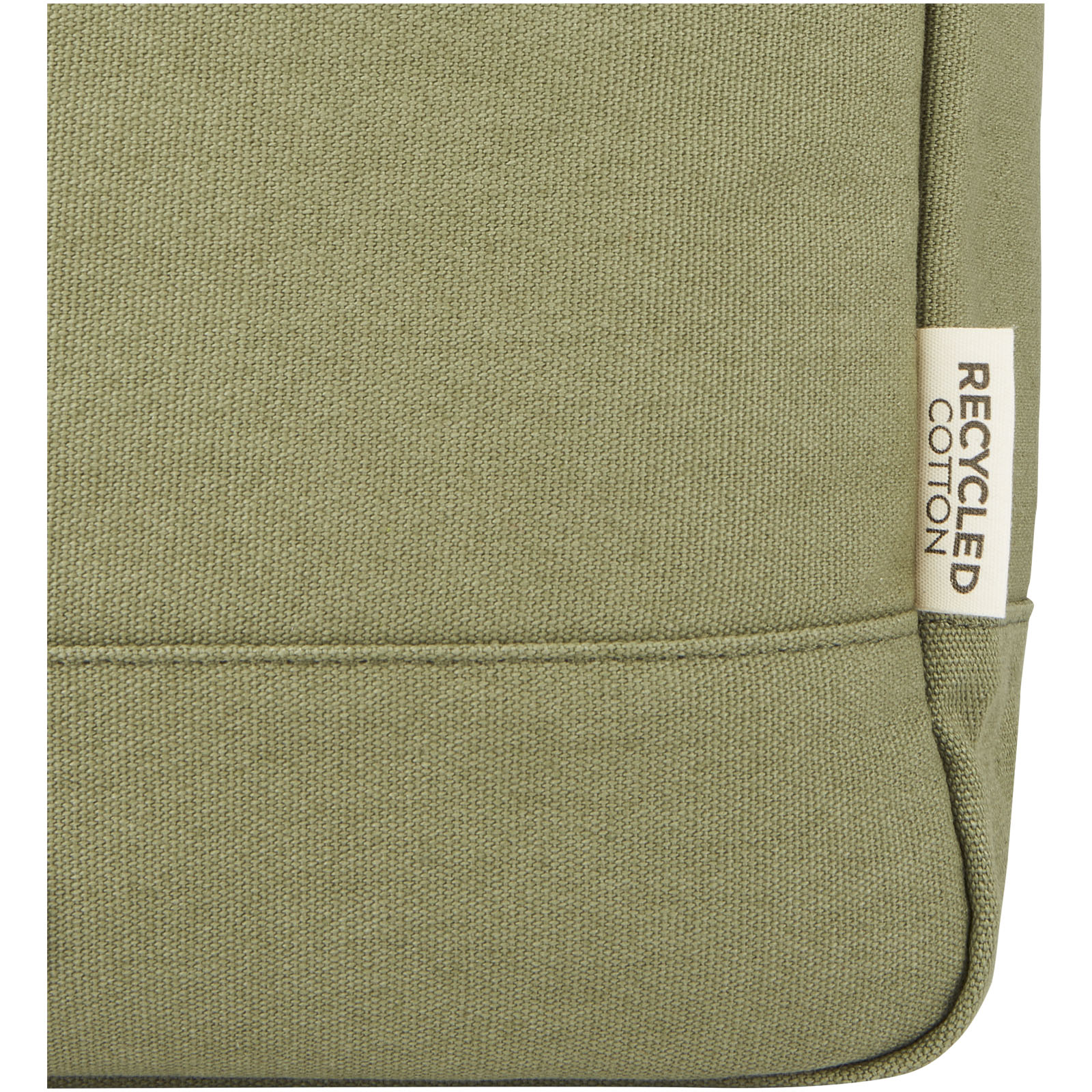 Joey 15" GRS Rolltop Laptoprucksack aus recyceltem Canvas 15 L olive