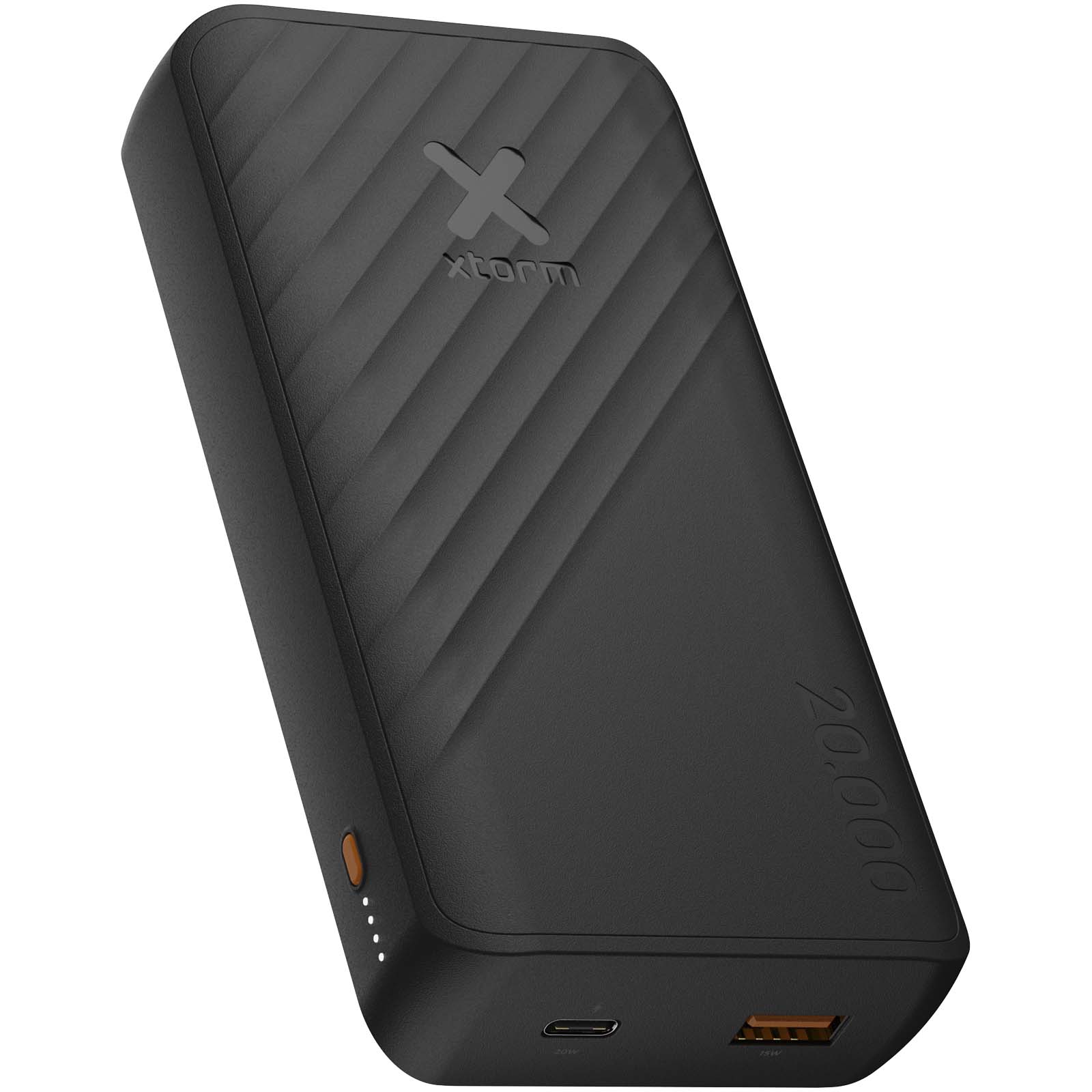 Xtorm Go2 20 W, 20.000 mAh Powerbank mit Schnellladefunktion schwarz