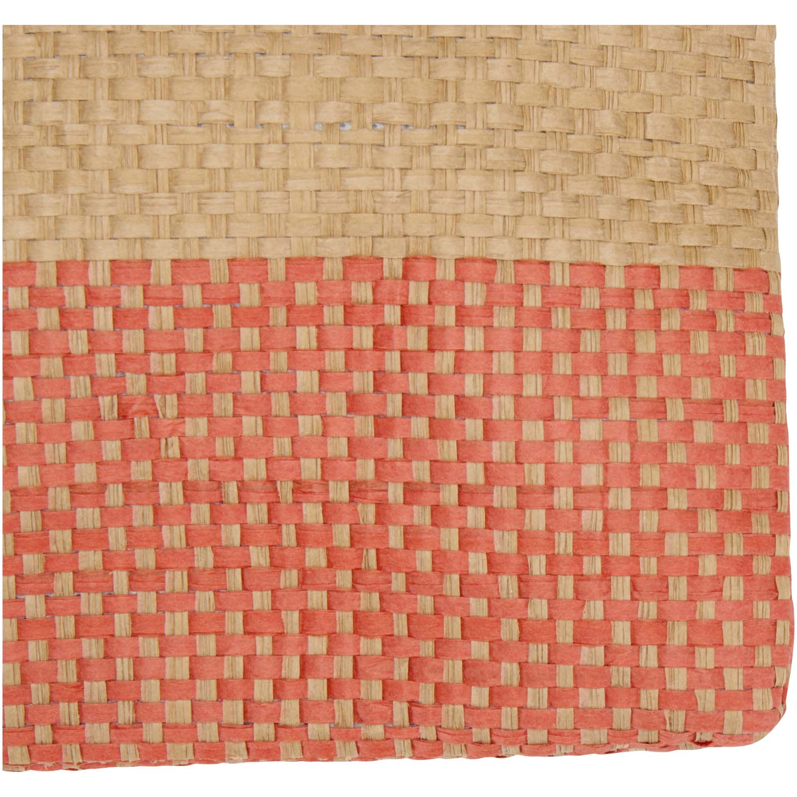 Rhythm Strohpapier Beutel mit Reißverschluss, 3 l ziegelstein