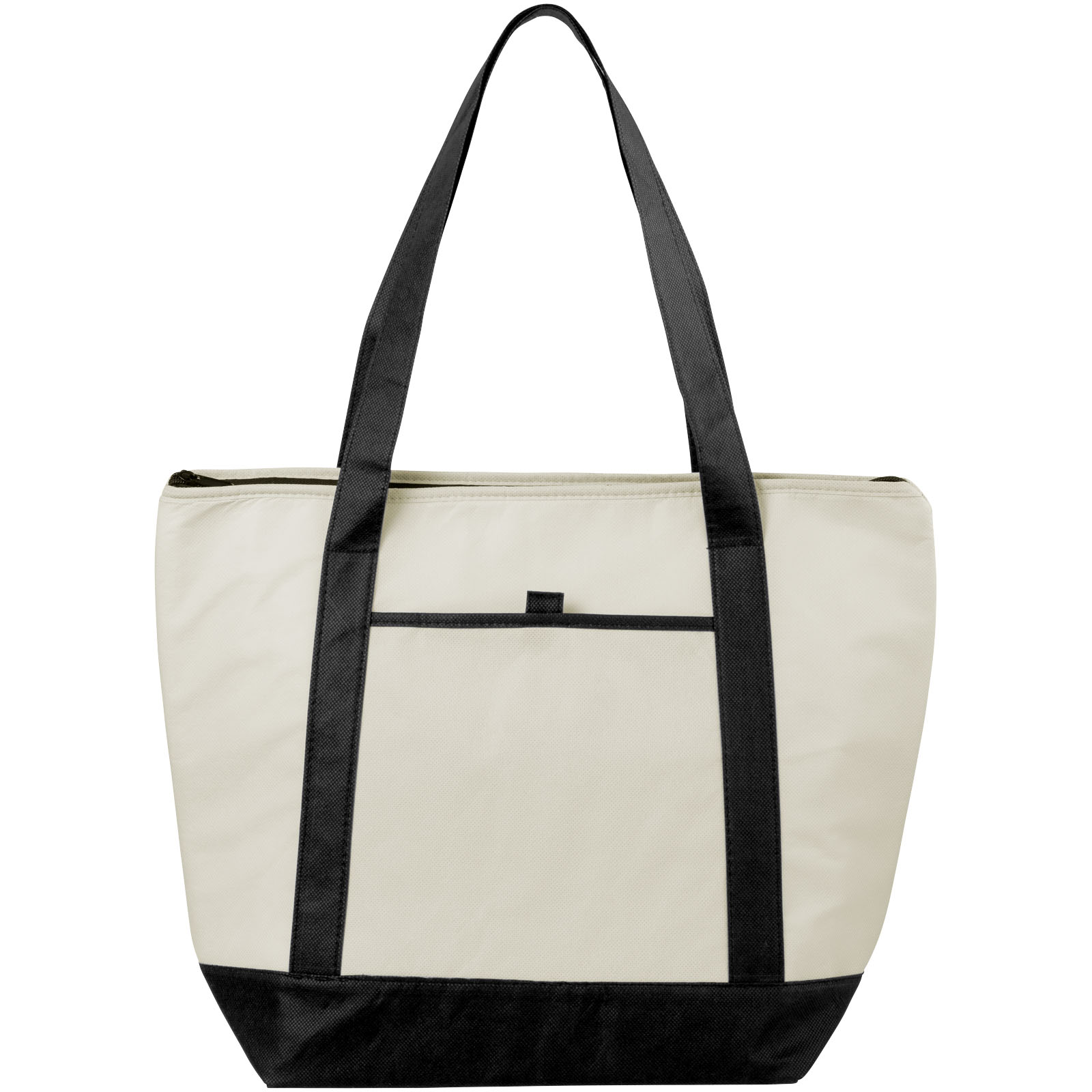 Lighthouse Non Woven Kühltasche 21L natural, schwarz