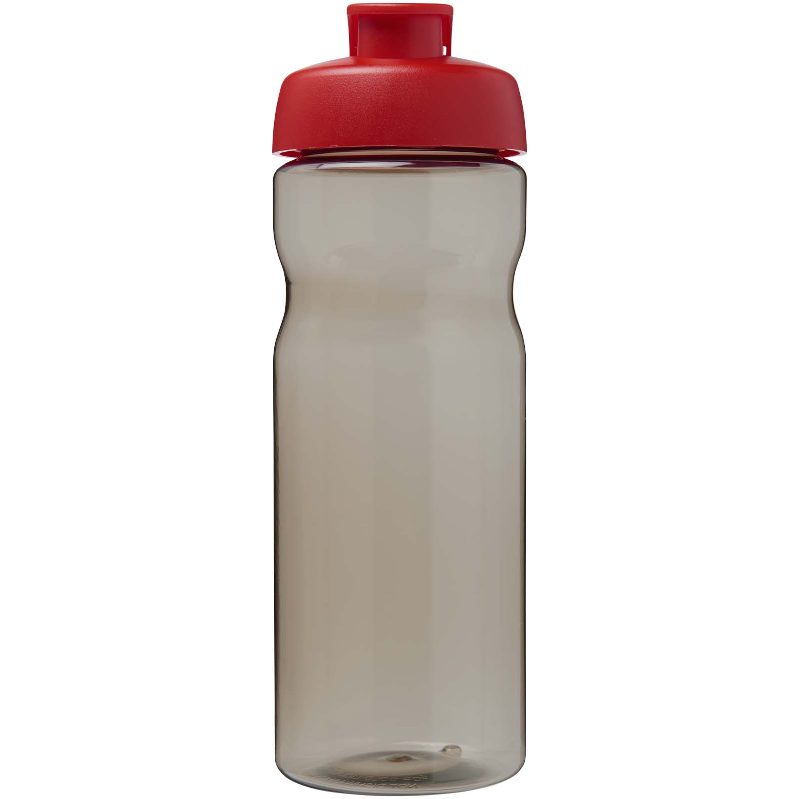 H2O Active® Eco POP Base 650 ml Sportflasche mit Klappdeckel kohle, rot