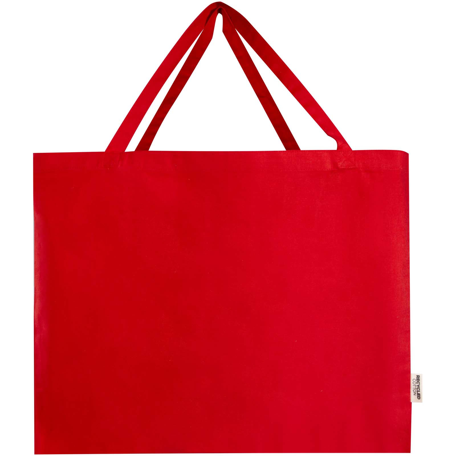 Odessa 220 g/m² Baumwoll Tragetasche aus GRS recycelter Baumwolle 40L rot