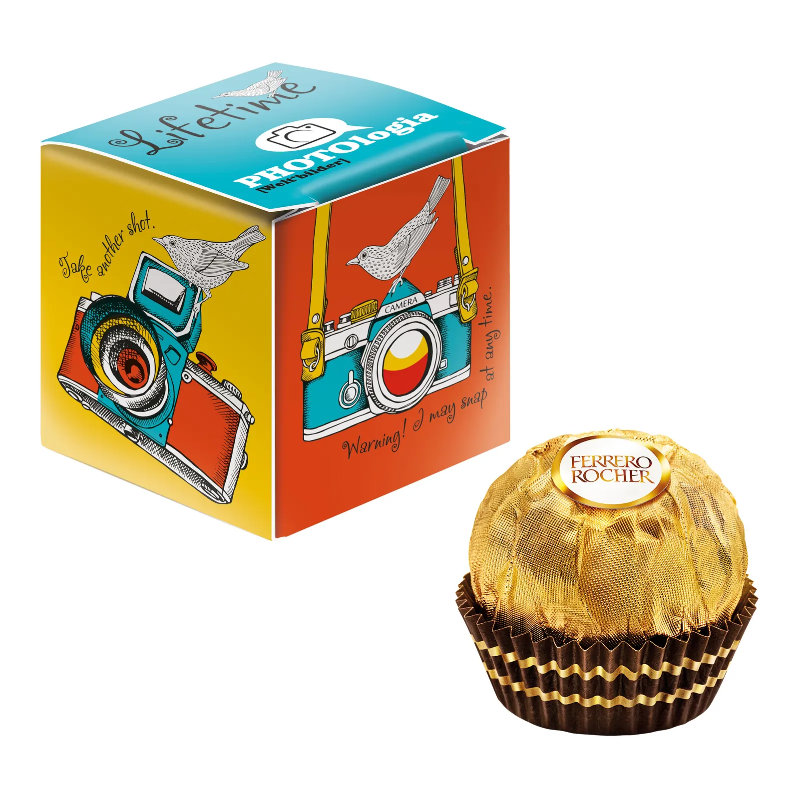 Mini Promo-Würfel mit Ferrero Rocher