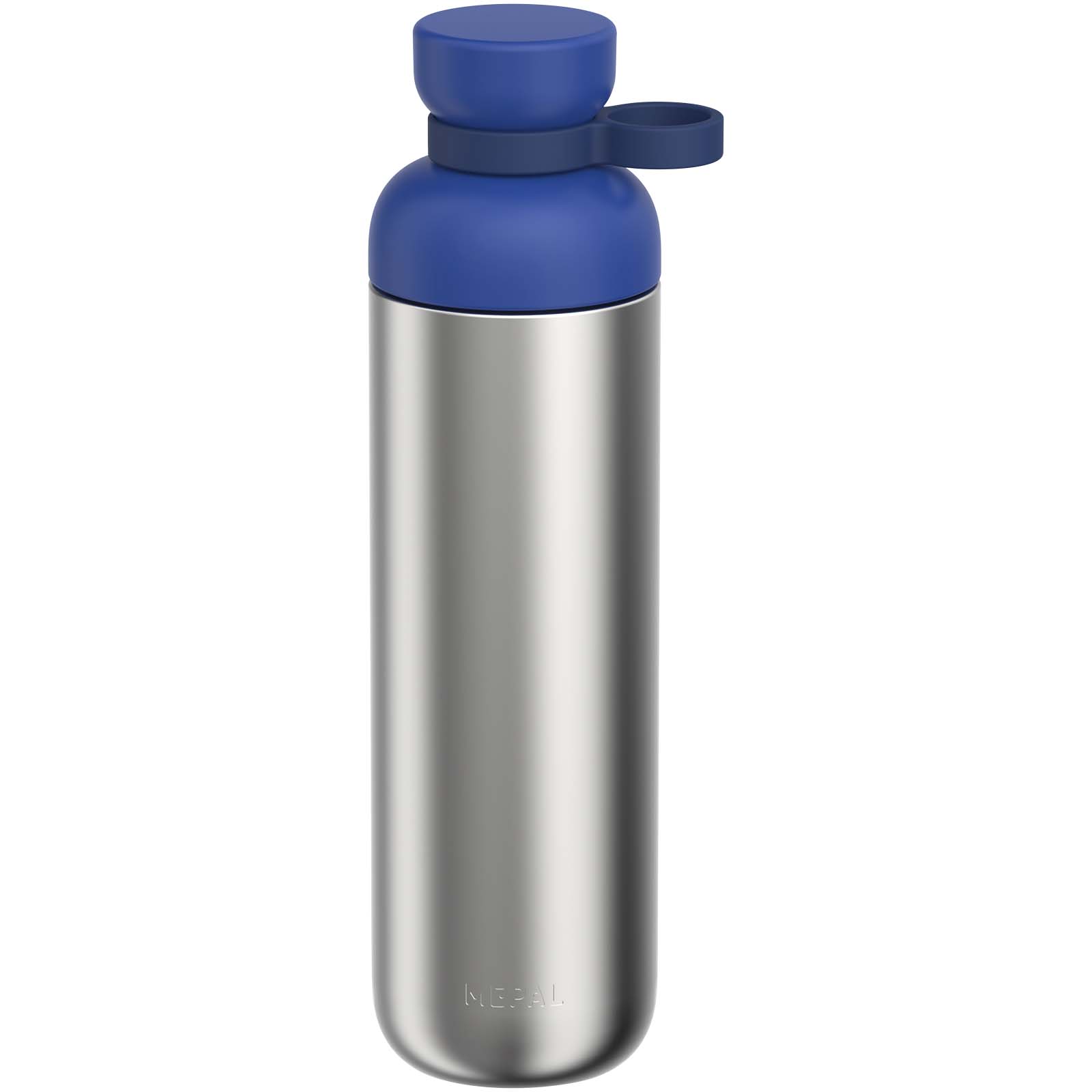 Mepal Vita 900 ml Trinkflasche aus recyceltem Edelstahl (Kohlensäure geeignet) vivid blau