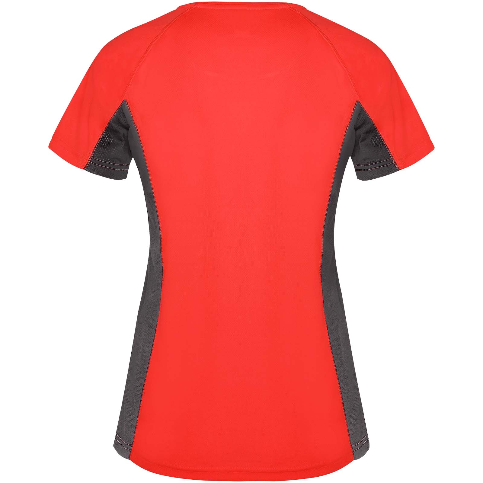 Shanghai 140 g/m² Sport T-Shirt für Damen rot, dunkelblei