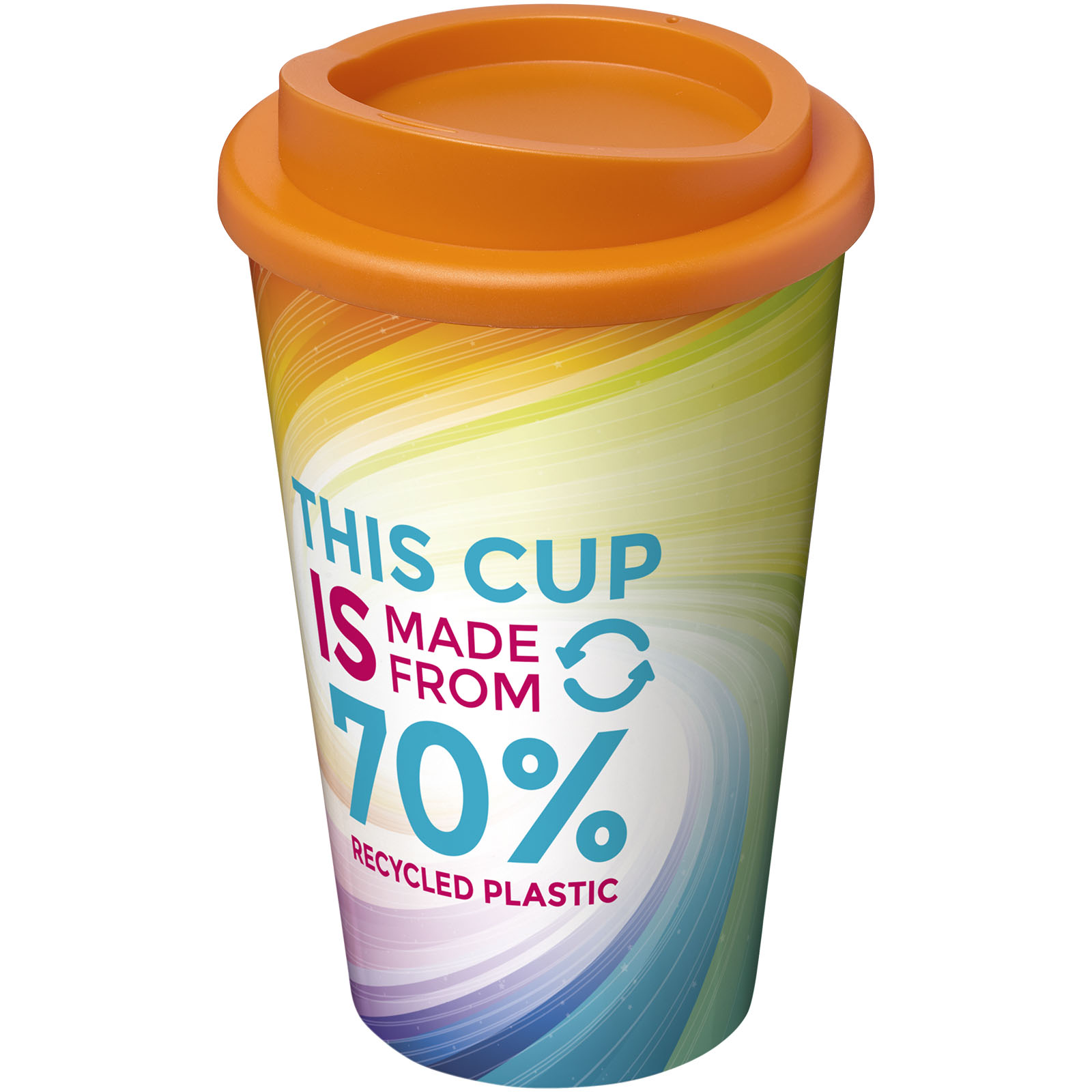 Brite-Americano® Eco 350 ml Isolierbecher orange