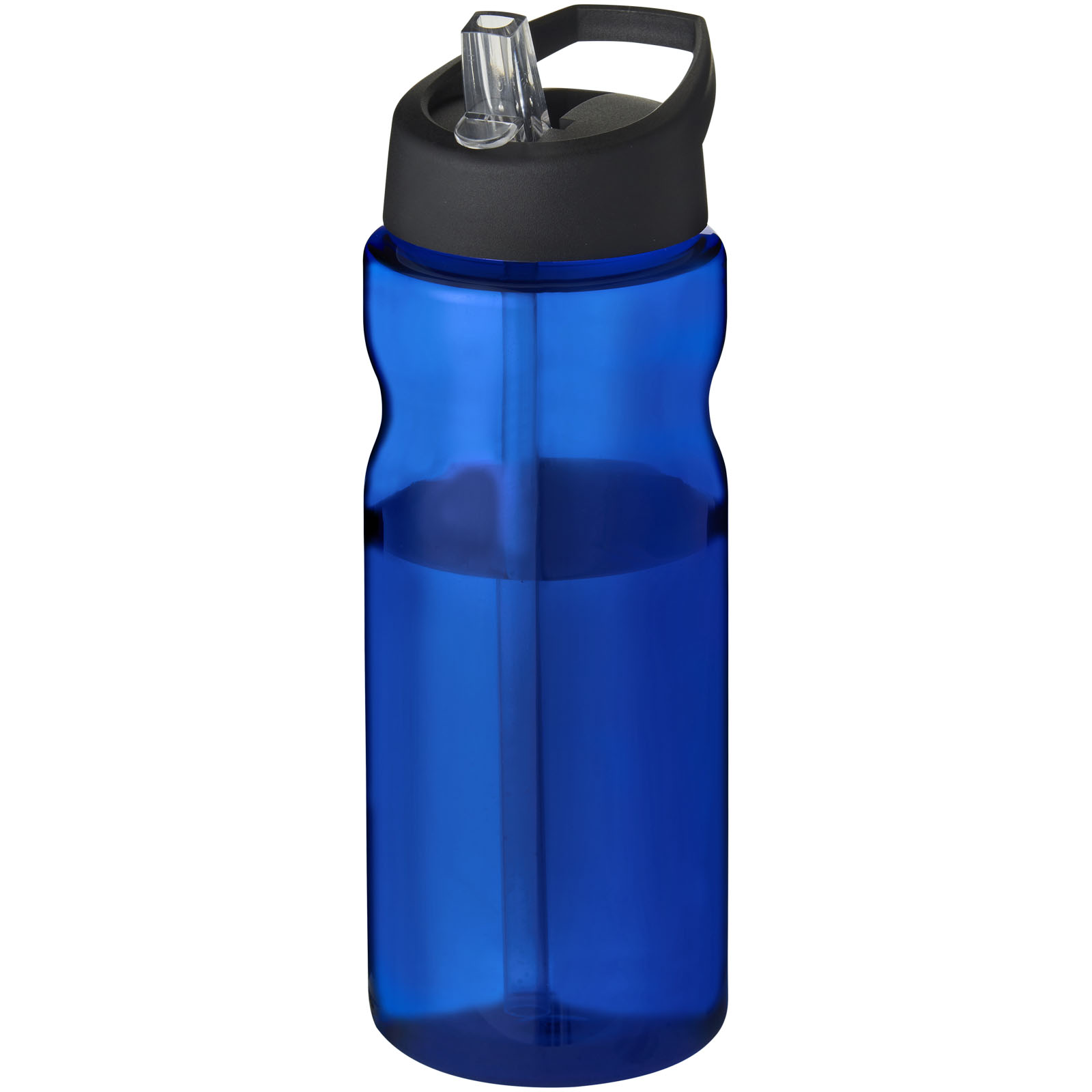 H2O Active® Base 650 ml Sportflasche mit Ausgussdeckel blau, schwarz