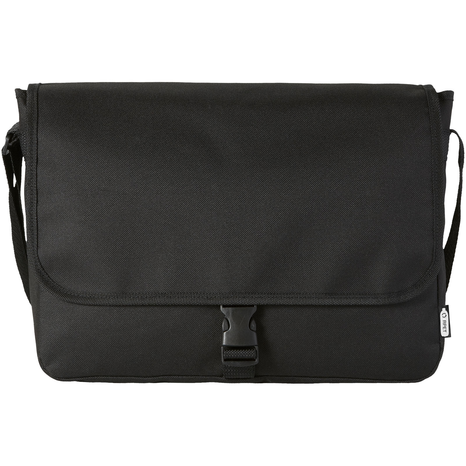 Retrend RPET Schultertasche 6L schwarz