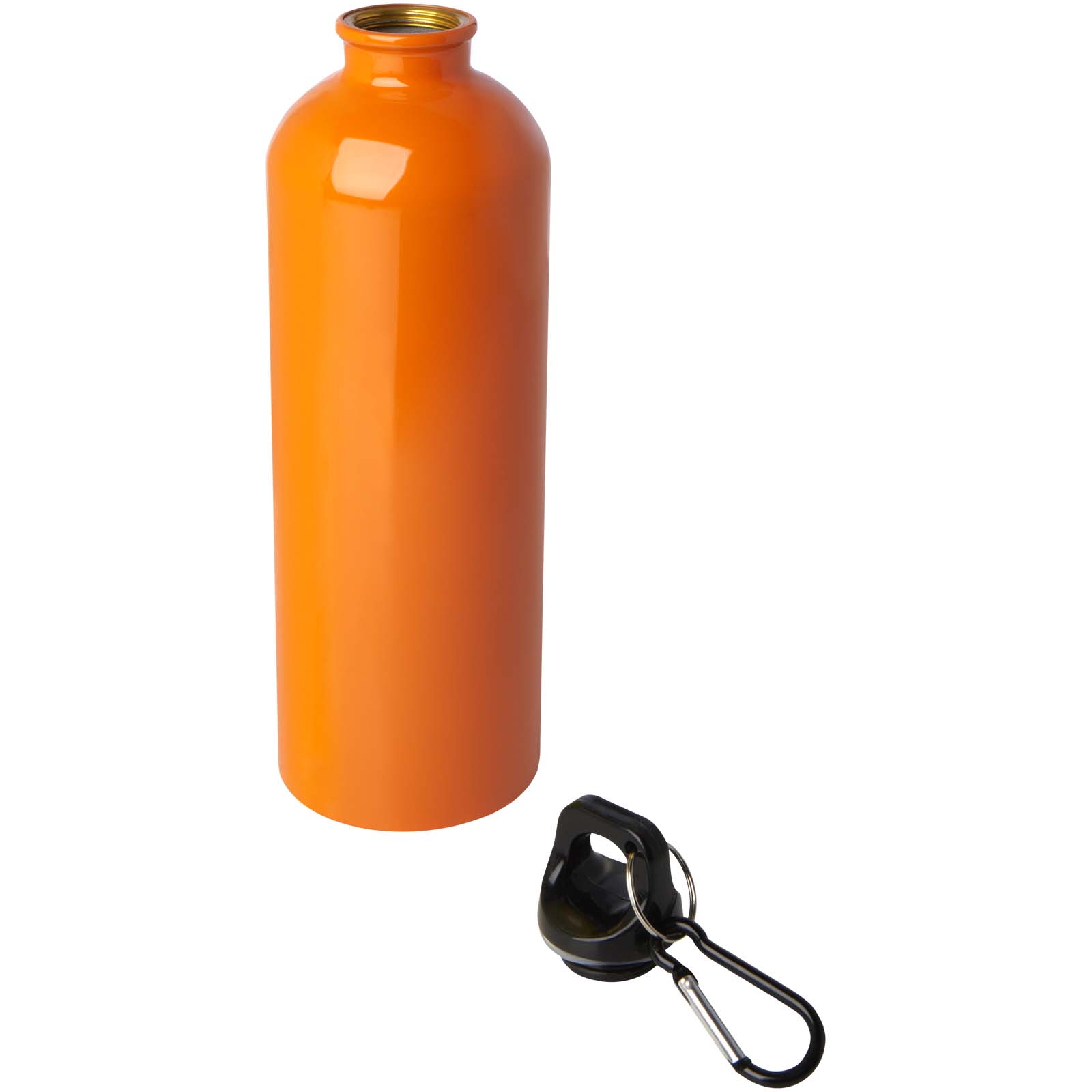 Oregon 750 ml RCS-zertifizierte, einwandige Trinkflasche aus Edelstahl mit Karabinerhaken orange