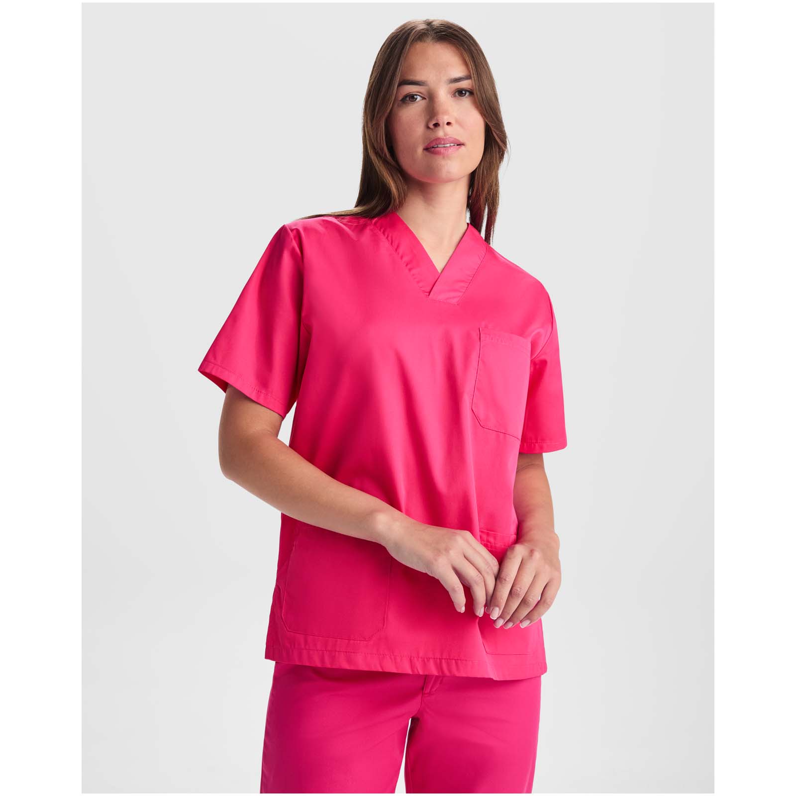 Panacea Kurzärmeliges Arbeitshemd, 160 g/m2, unisex donau-blau
