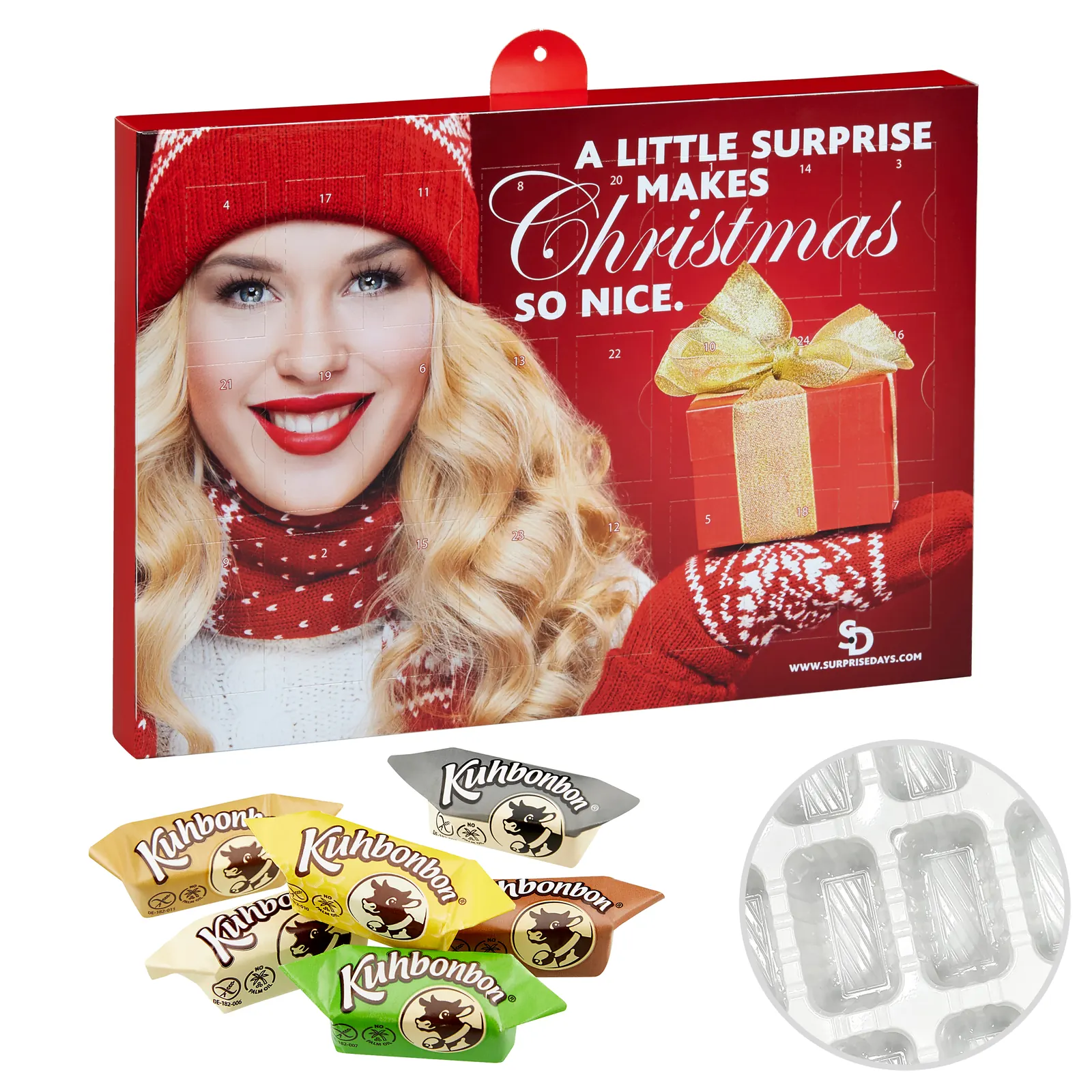 Premium Marken-Adventskalender mit Kuhbonbons®