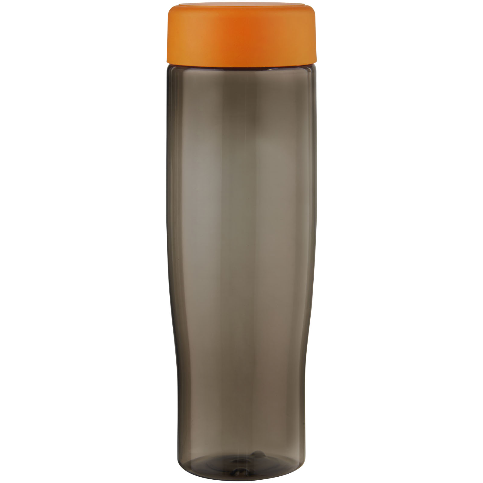 H2O Active® Eco Tempo 700 ml Wasserflasche mit Drehdeckel orange, kohle