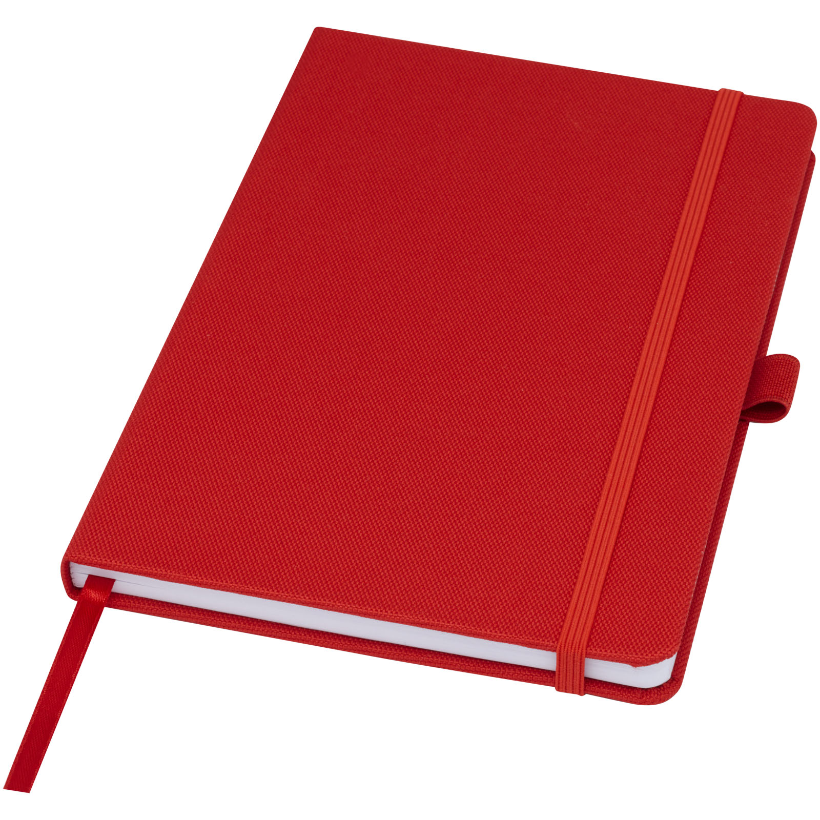 Honua A5 Notizbuch aus recyceltem Papier mit Cover aus recyceltem PET rot