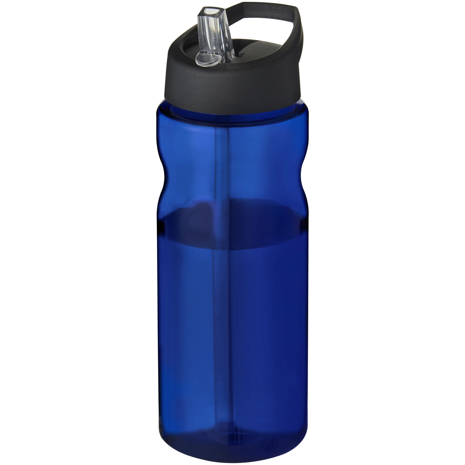 H2O Active® Eco Base 650 ml Sportflasche mit Ausgussdeckel blau, schwarz