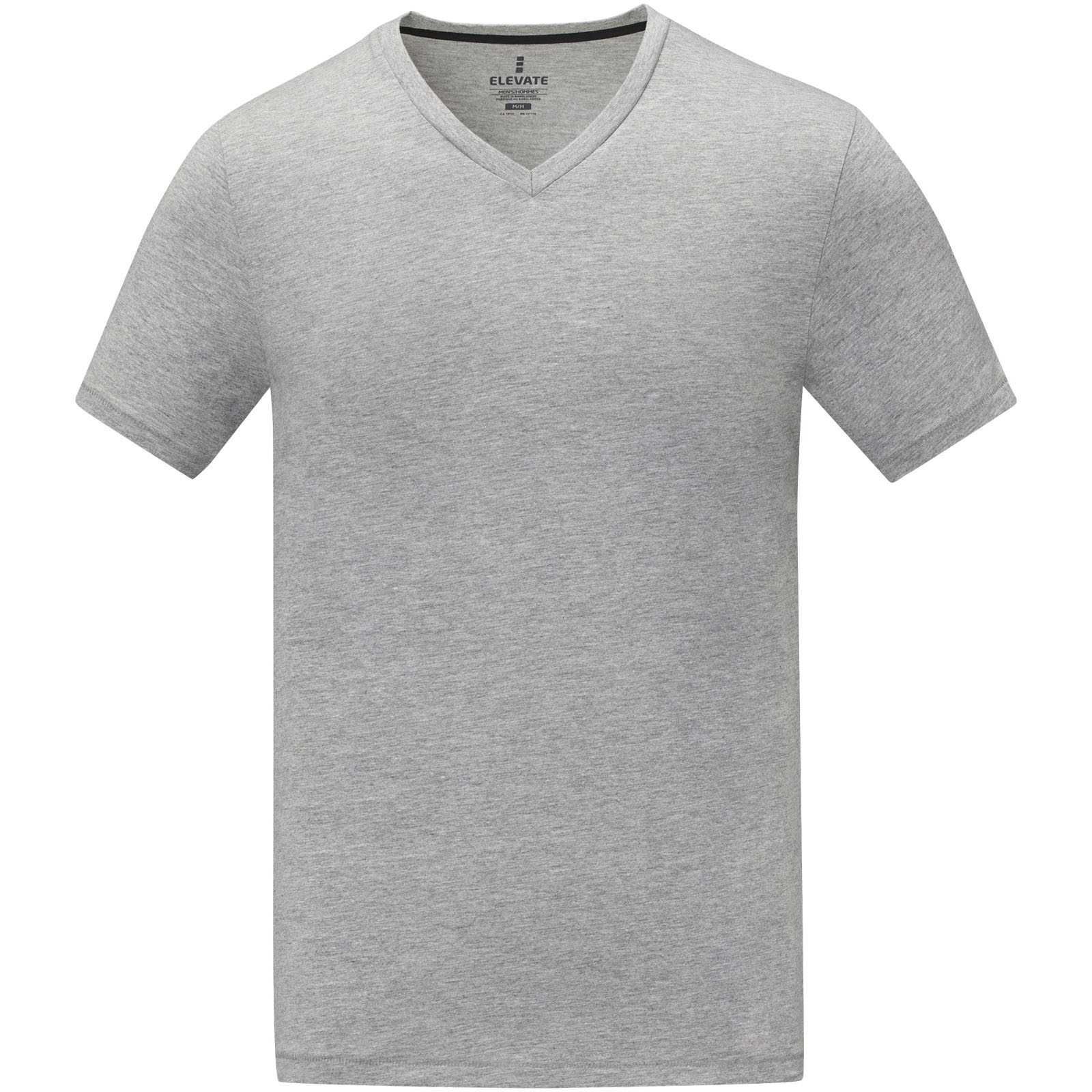 Somoto T-Shirt mit V-Ausschnitt für Herren heather grau