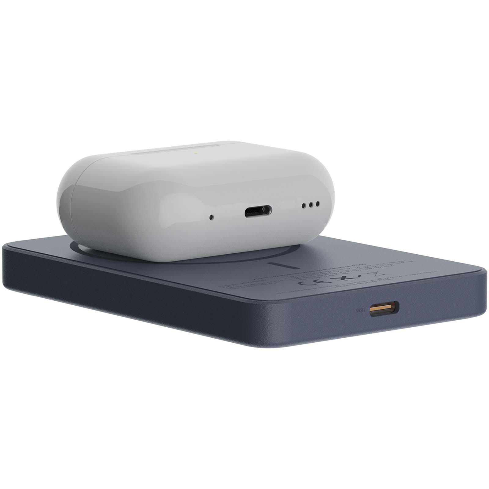 Xtorm Go2 15 W, 5000 mAh kabellose Powerbank mittelblau