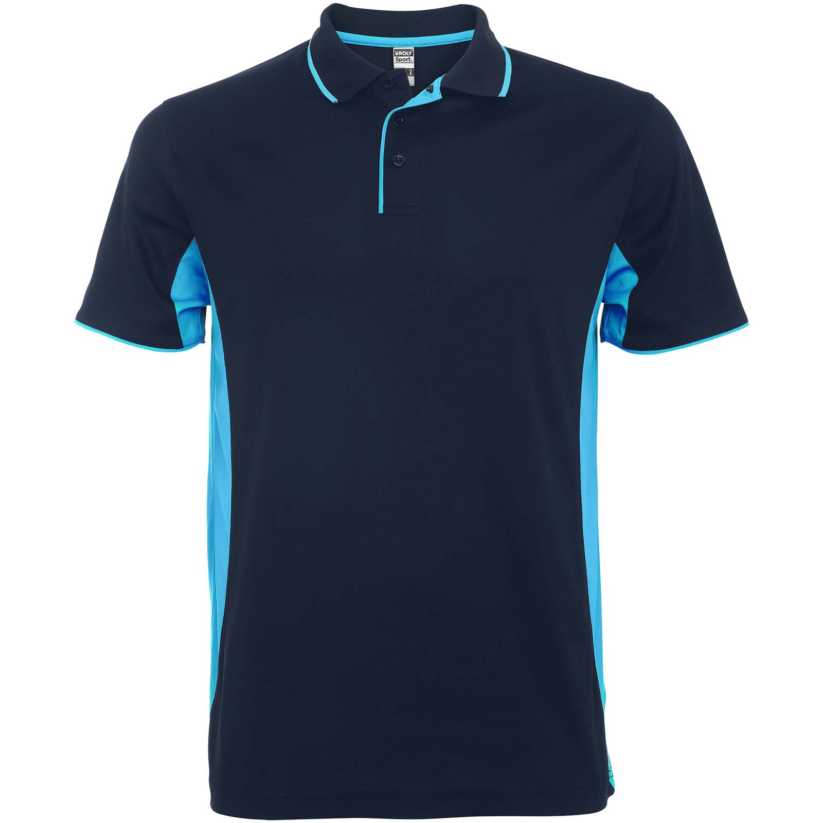 Montmelo 150 g/m² Sport Poloshirt Unisex marineblau, himmelblau