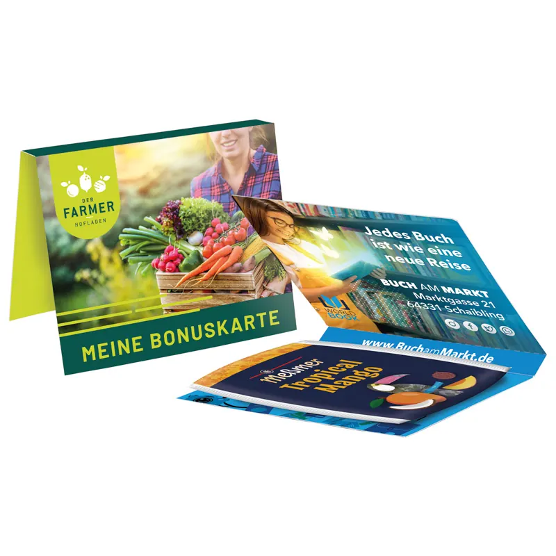 Werbekarte Midi, 1 Meßmer Teebeutel Hawaii Kiss Tropical Mango