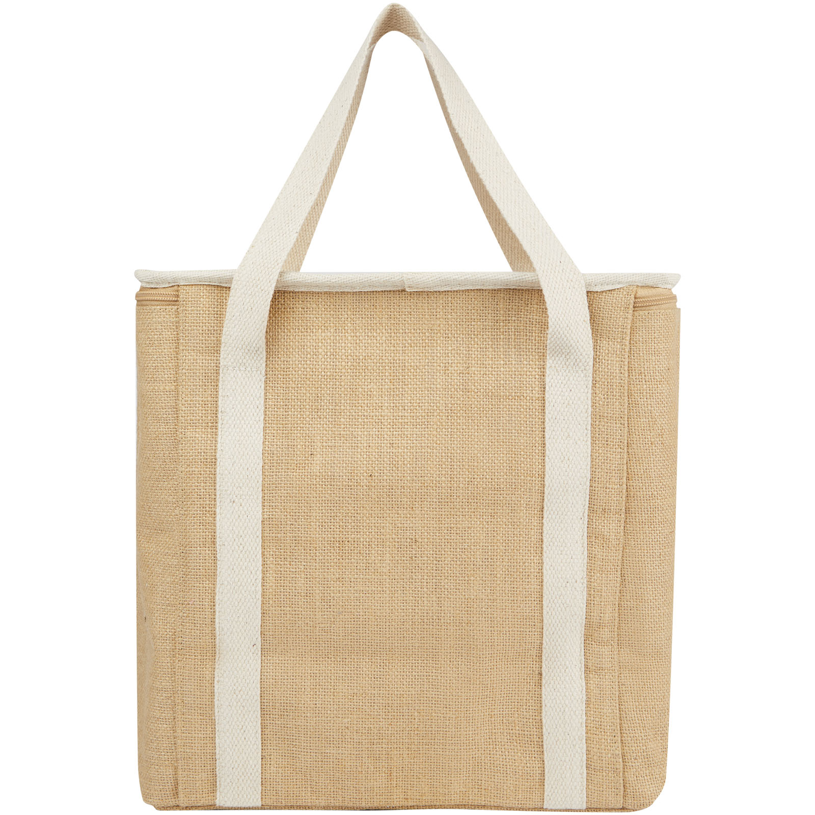 Juta 300 g/m² Jute Kühltragetasche 19 L natur, weiss