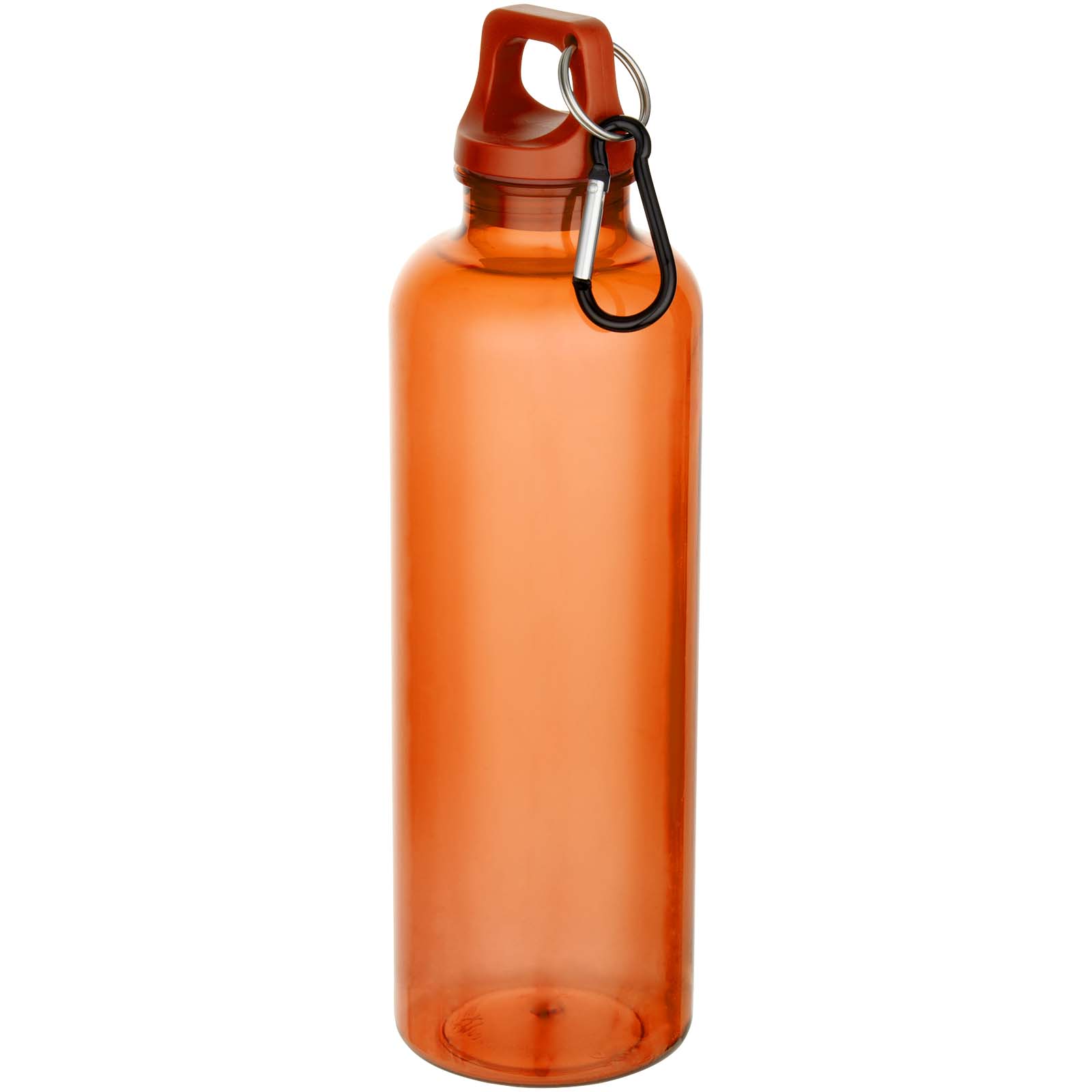 Oregon 750 ml RCS-zertifizierte Trinkflasche aus recyceltem Kunststoff mit Karabinerhaken orange