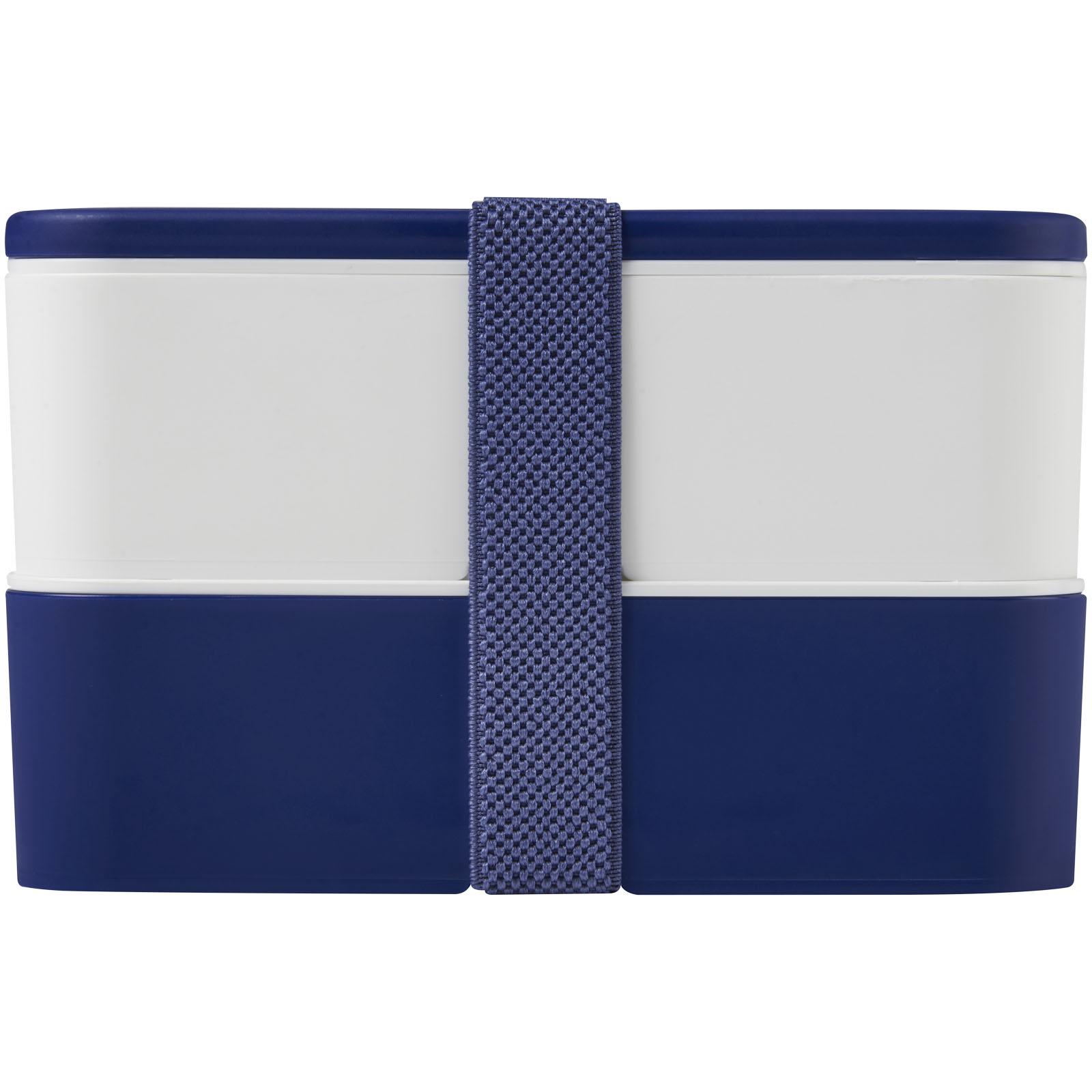 MIYO Doppel-Lunchbox blau, weiss, blau