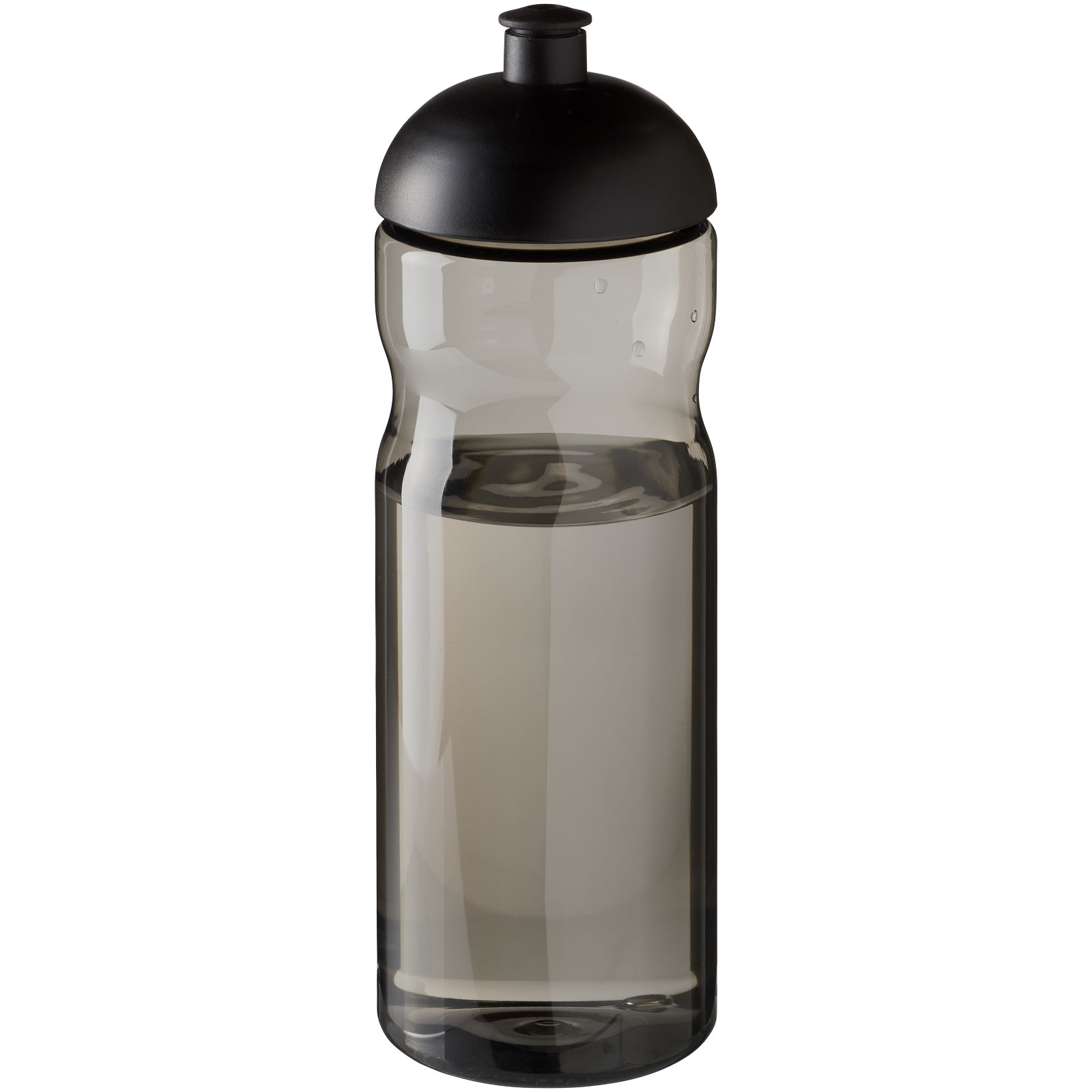 H2O Active® Eco Base 650 ml Sportflasche mit Stülpdeckel charcoal, schwarz