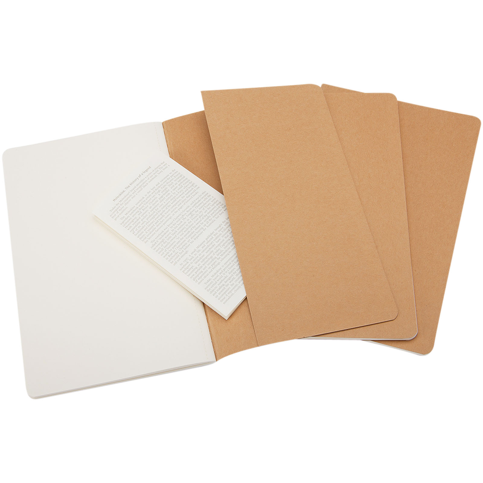Moleskine Cahier Journal L – blanko Kraftpapier