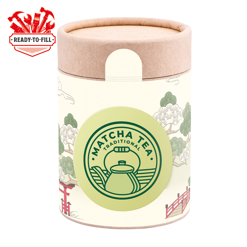 Papierdose Eco Maxi, kundengestelltes Füllgut