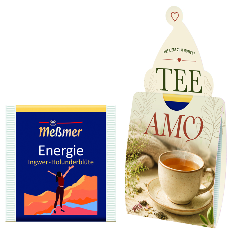 Tee Amo Meßmer Tee Entspanung Rooibos, Melisse, Rosenblütentee