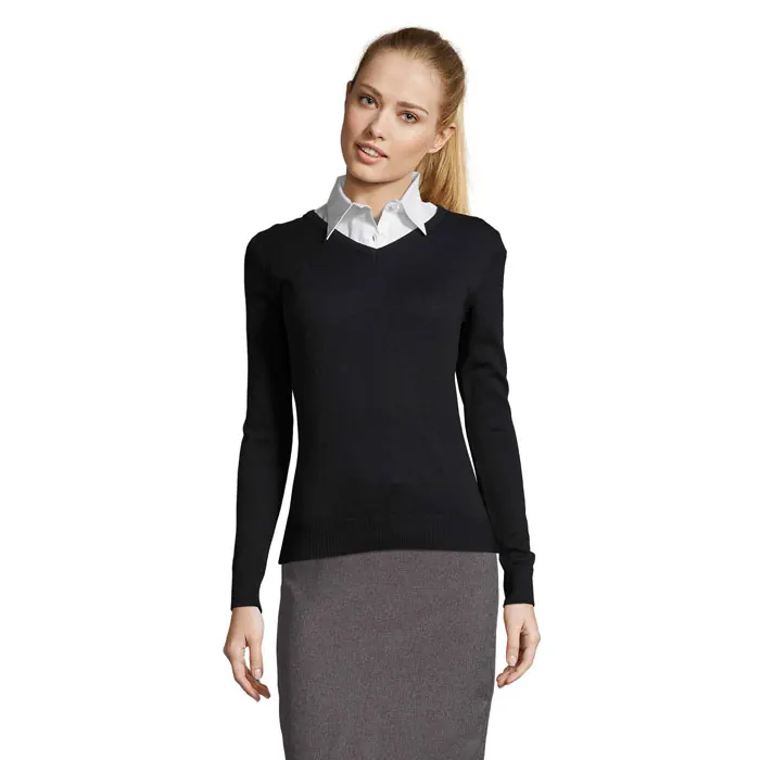 Damen-Pullover mit V-Ausschnitt Galaxy