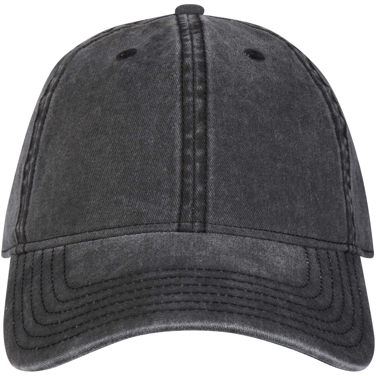 Grafton 270 g/m² Kappe mit 6 Segmenten washed schwarz