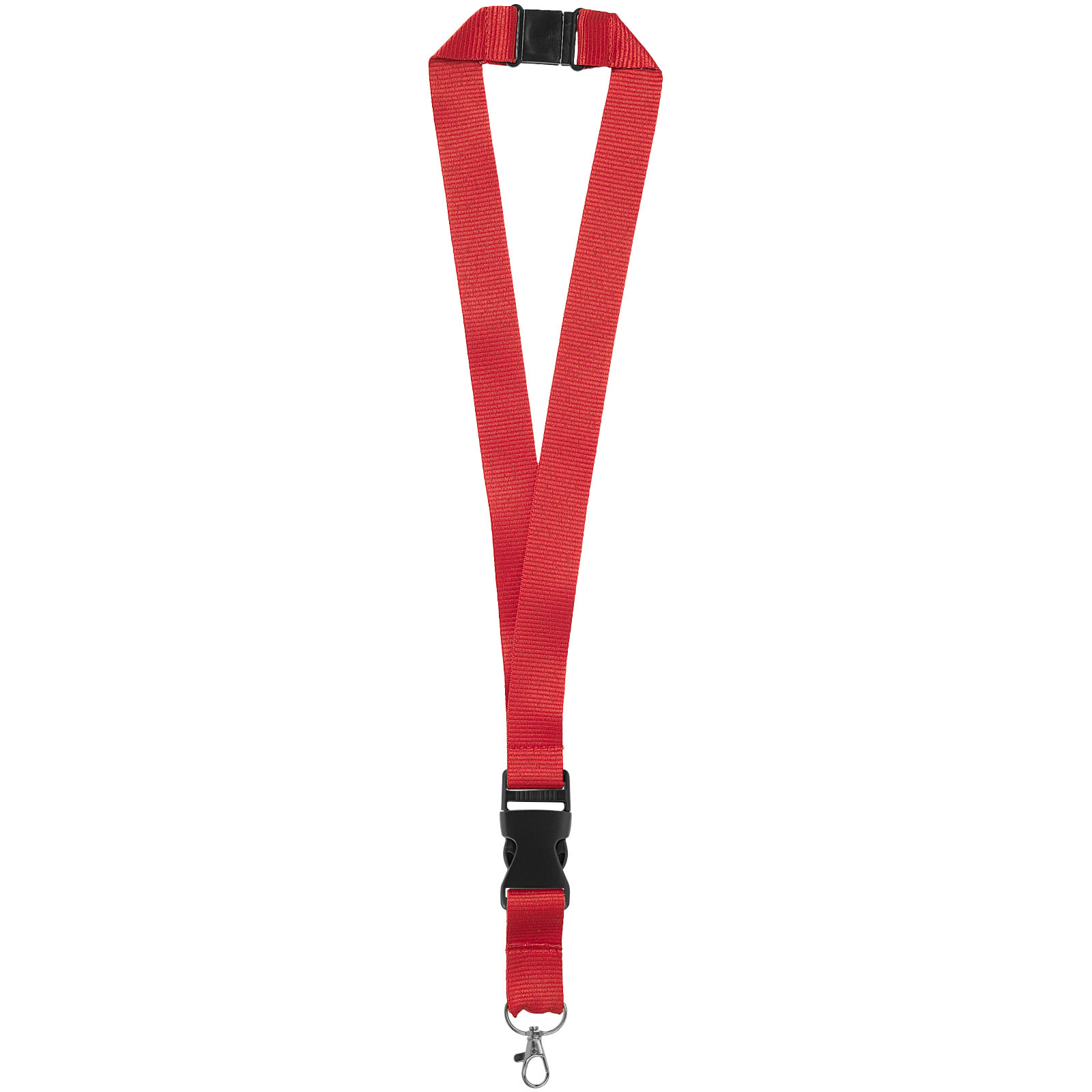 Yogi Lanyard mit Sicherheitsverschluss rot